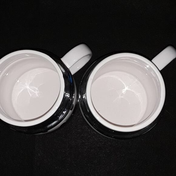 NWT Harry Slatkin Vintage Signed Snowman New Ceramic Silver Porcelain - Picture 5 of 5